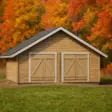 Timmerlada S25 Fasta Väggar Timmergarage 25m2 - Timmerlador - 41005066 - 1