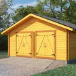 Timmerlada S25 Fasta Väggar Timmergarage 25m2 - Timmerlador - 41005066 - 8