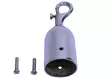 Ändplugg med hake Ø 36 mm förkromad - Räckeslinor och tillbehör - 6408586890536 - 2