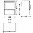 Kamin Panadero Dana 7,1kw - Eldstäder, Brasugnar och Kaminer - 8426964186666 - 3