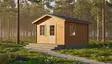 Vierasmaja 16m2, Pihamökki, Piha-Aitta - Muut Piharakennukset - 6424110256586 - 1