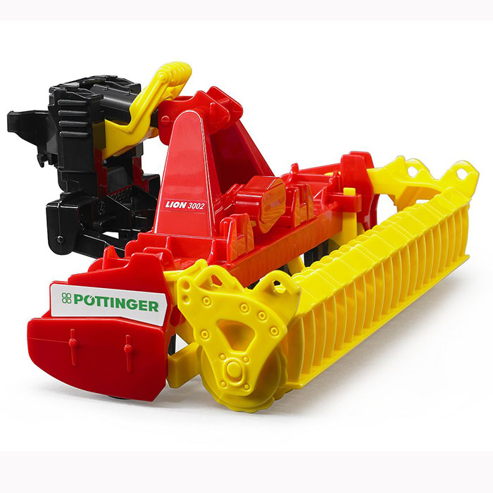 Bruder Pöttinger Lion 3002 Harv - Leksakstraktorer och Tillbehör - U02346 - 1