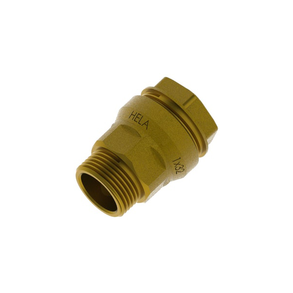 Muoviputken Liitin UK 1X32mm MS Opal - Messinkiliittimet Suorat - 6413820190426 - 12