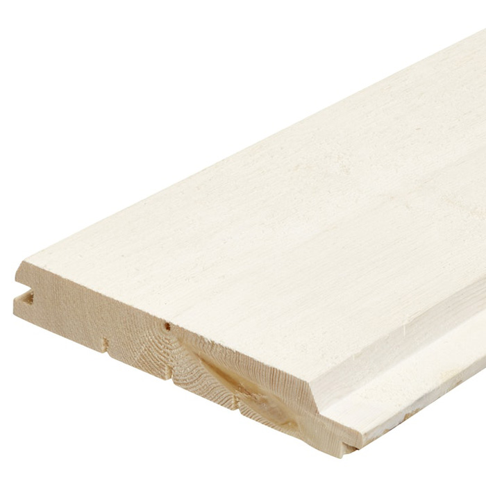 Ytterpanel 28x170 Vit UTV/FS - Fasad- och ytterbeklädnadvirke   - 17510026 - 1