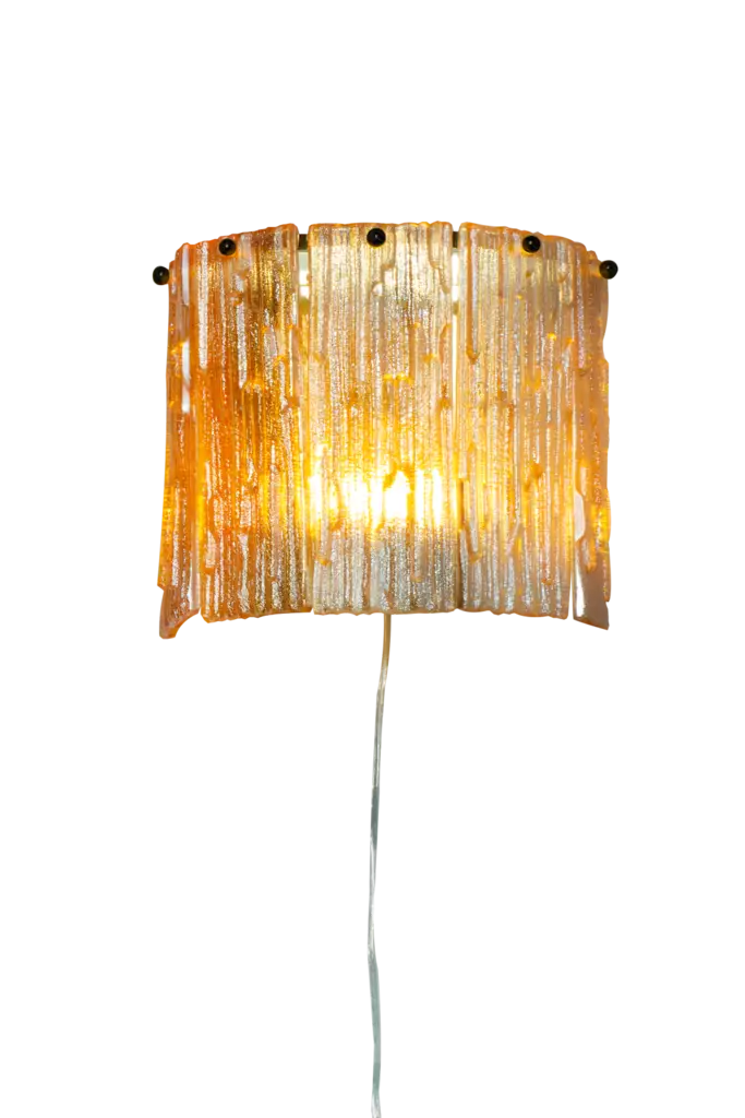 Abelone Seinävalaisin, Meripihka/Musta - Väggarmaturer - 7041661283756 - 1