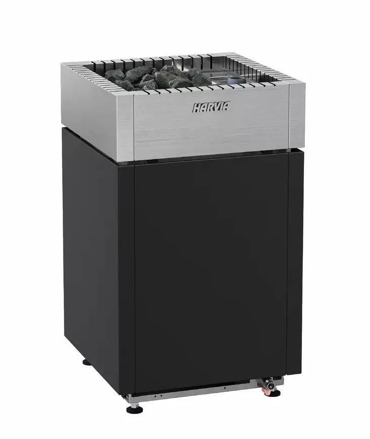 Harvia Qube Combi Sähkökiuas 10kW, Musta - Sähkökiukaat - 6417659043496 - 1