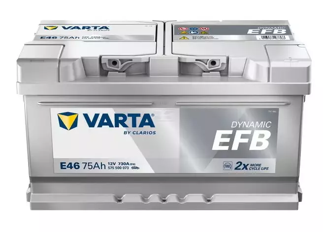 Käynnistysakku Varta 12V 75Ah 730A - Auton Akut ja Ajoneuvoakut - 4016987167366 - 1