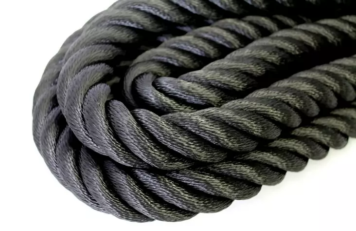 Härva av konsthampa, svart 32 mm x 110 m - Räckeslinor och tillbehör - 6408586891076 - 1