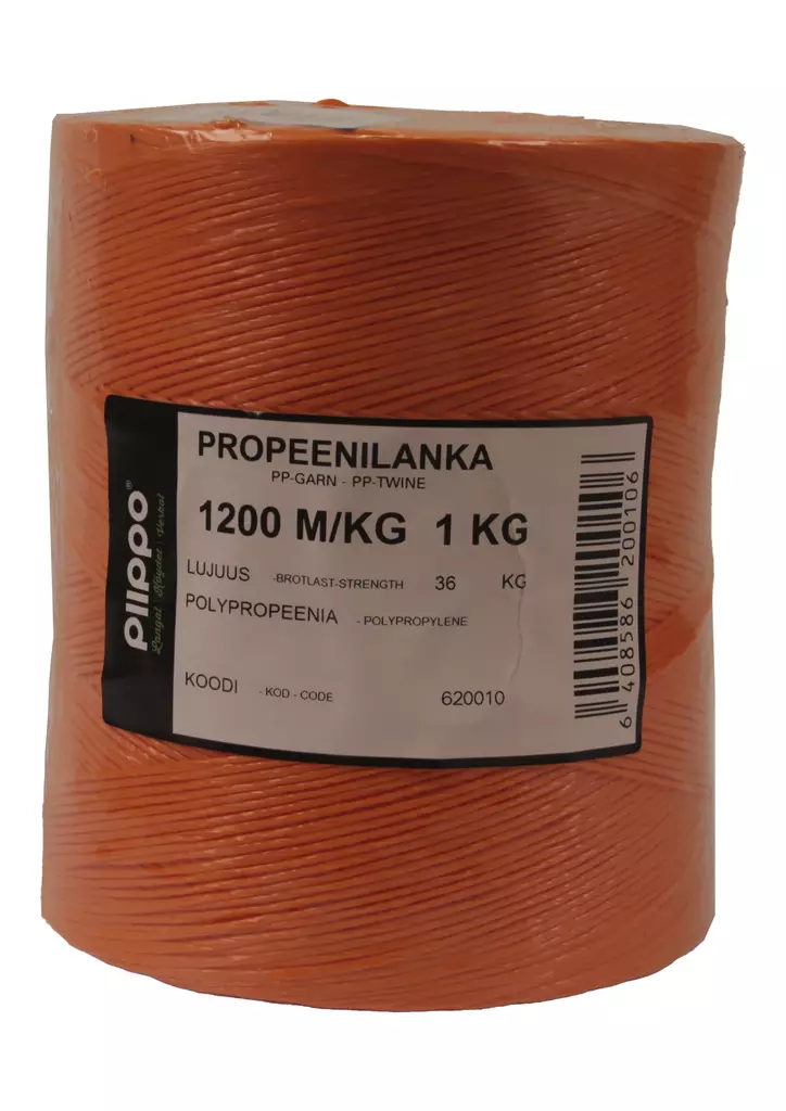 Propeenilanka 1200m/1kg oranssi - Narut - 6408586200106 - 1
