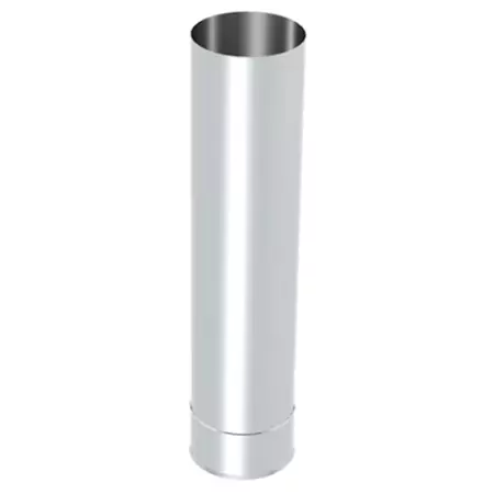 Rökrör 115mm 500mm Rst - Skorstenar och tillbehör - 5900856825336 - 1