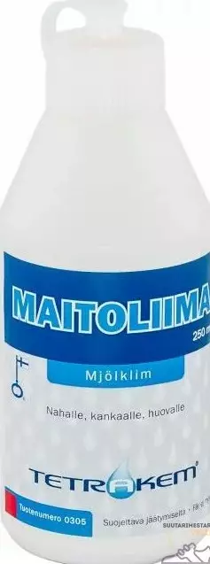 Tetrakem Maitoliima 0.25L - Liimat ja Erikoisliimat - 6417529030526 - 1