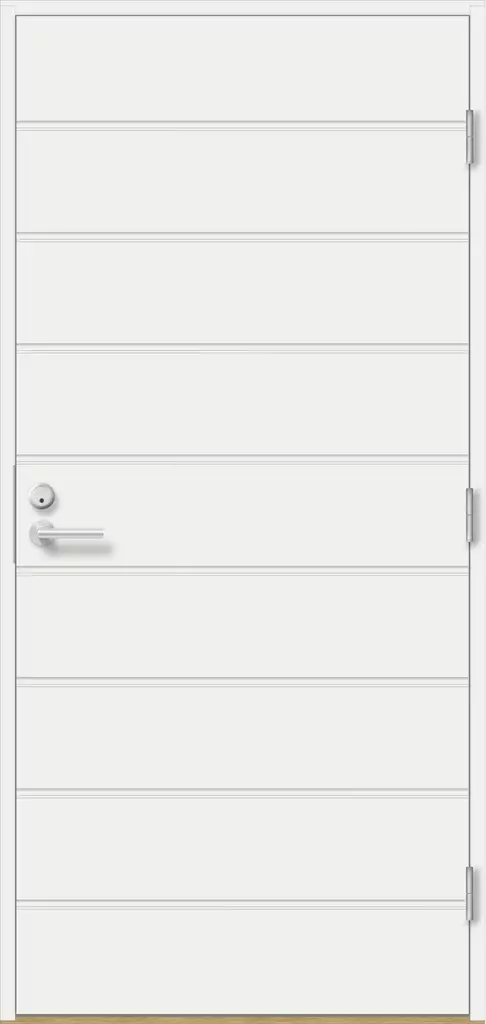 Ytterdörr Framsidan-Hannes - Ytterdörrar och våningsplansdörrar - 110161696 - 1