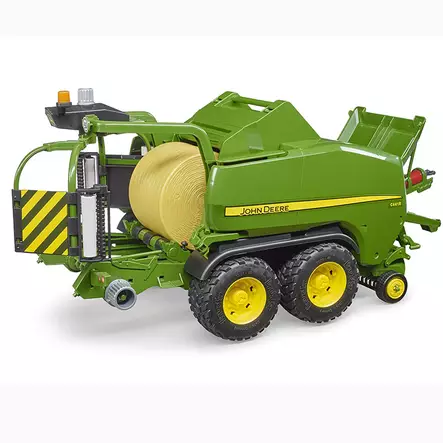 Inplastande Rundbalspress John Deere C441R - Leksakstraktorer och Tillbehör - 8719774888227 - 2