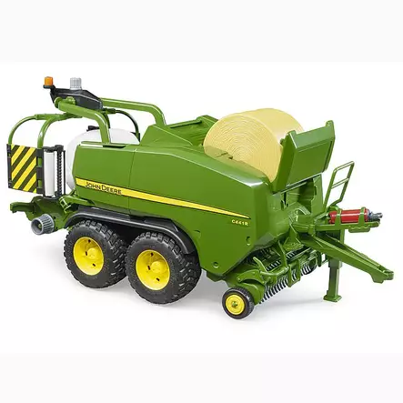 Inplastande Rundbalspress John Deere C441R - Leksakstraktorer och Tillbehör - 8719774888227 - 1