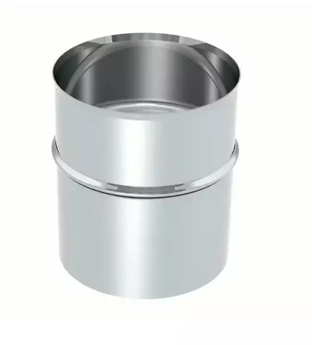 Muurausliitin Jeremias 115mm, Rst - Savuputket ja Tarvikkeet - 5900856825367 - 1