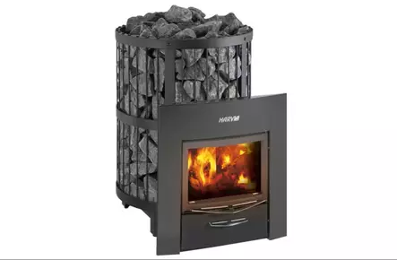 Vedeldad kamin Harvia Legend 240 Duo Black - Vedaggregat - 6417659043397 - 1