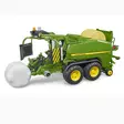 Inplastande Rundbalspress John Deere C441R - Leksakstraktorer och Tillbehör - 8719774888227 - 4