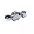 Kuulasulkuventtiili Kromi 10x10 Suora - Kromatut Messinkiosat - 6413820770147 - 1