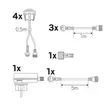 Maavalaisin Steplight Garden Kit - Muut Ulkovalaisimet - 7392971133157 - 3