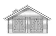 Timmerlada Suora XL Gårdsförråd 20m2 - Timmerlador - 41005067 - 4