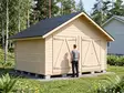 Timmerlada Suora XL Gårdsförråd 20m2 - Timmerlador - 41005067 - 1