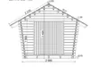 Timmerlada Umpi S Gårdsförråd 6,2m2 - Timmerlador - 41005027 - 4