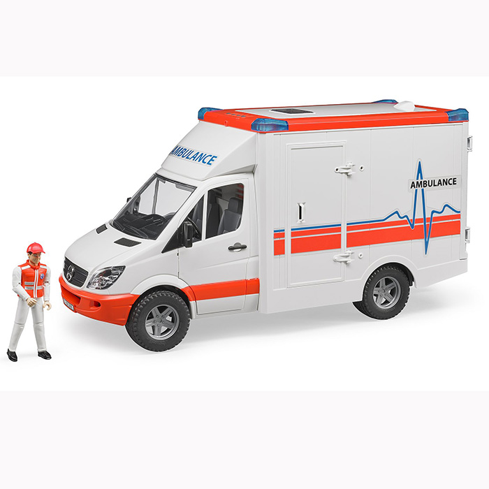 Ambulans Sprinter med Förare - Leksaksbilar och Tillbehör - 8719593315577 - 1