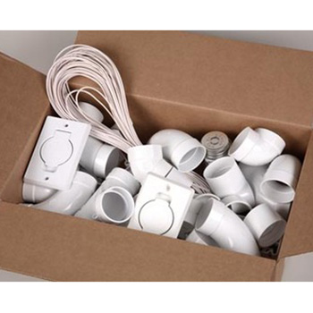 Monteringssats Beam LK-250 Två Sugdosor - Centraldammsugare och tillbehör - 6415869071117 - 1