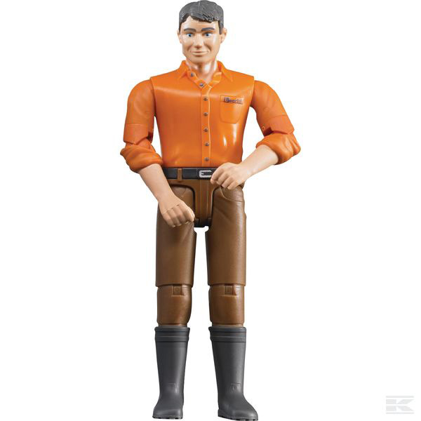 Bruder Bworld Figur Man - Leksaksfigurer och Tillbehör till Bondgården - U60007 - 1