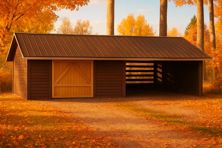 Garage AT30KL Timmergarage med Dubbelport - Timmergarage och Båthus - 41005370007 - 1