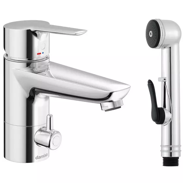 Damixa Core Tvättställsblandare Med Handdusch - Badrumskranar och duschar - 5708516842057 - 1