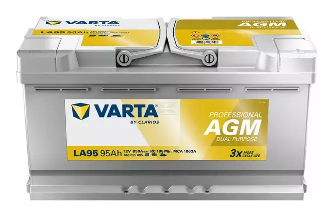 Käynnistysakku Varta 12V 95Ah 850A - Auton Akut ja Ajoneuvoakut - 4016987167007 - 1