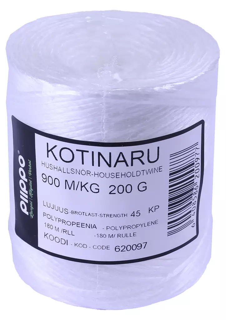 Hushållssnöre vitt 200 g - Snören - 6408586200977 - 1