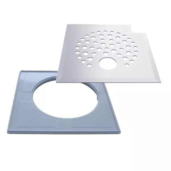 Lattiakaivonkansi Epäkesko Asennuskehys - Lattiakaivon Kannet - 6430042836727 - 1