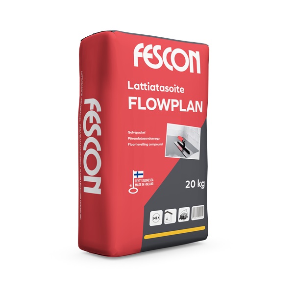 Golvspackel Fescon Flow Plan 20kg - Golvbeläggning - 6416841202307 - 2