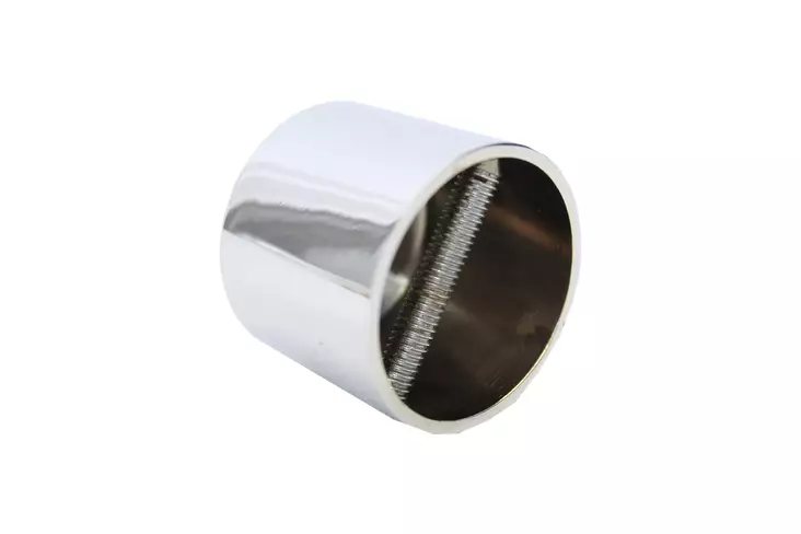 Päätytulppa Ø 38 mm kromattu - Kaideköydet ja Tarvikkeet - 6408586890567 - 1