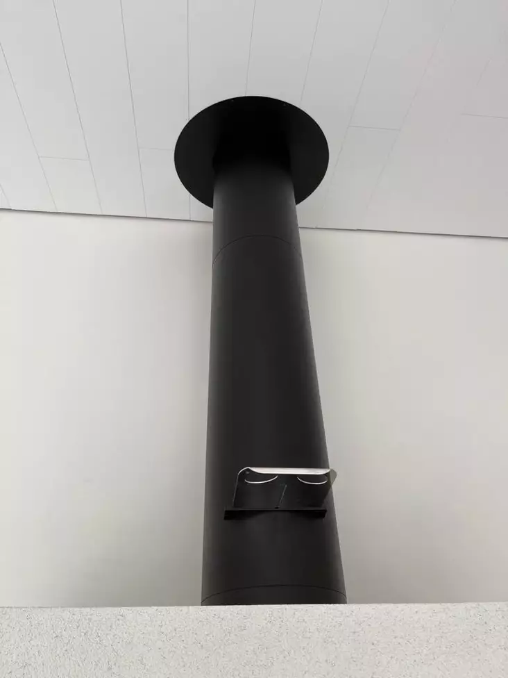 Stålskor Watti 180mm, Galvaniserad - Isolerade rökkanaler - 1821598227 - 1