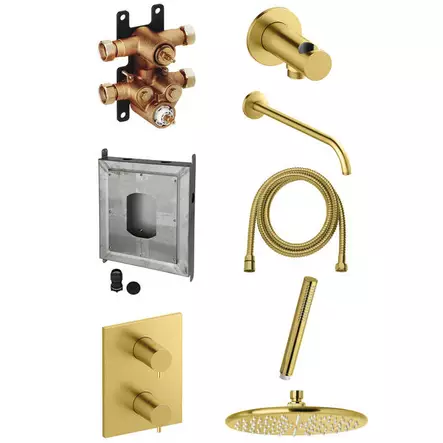 Damixa Silhouet HS1 Yläsuihkupaketti - Suihkut ja Termostaatit - 5708516836018 - 2