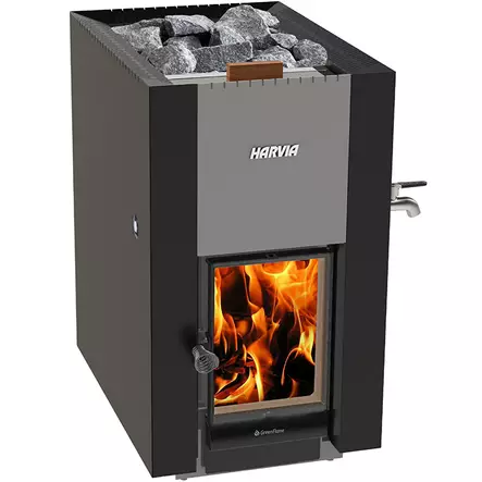 Harvia 22 GreenFlame ES Puukiuas - Puukiukaat - 6417659029988 - 1