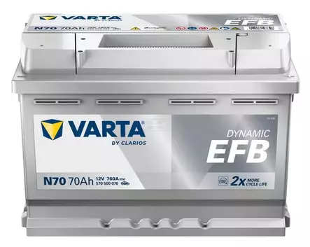 Käynnistysakku Varta 12V 70Ah 760A - Auton Akut ja Ajoneuvoakut - 4016987167328 - 1
