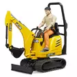 Bruder JCB Lelukaivuri ja Työmies - Muut Lelutyökoneet ja Tarvikkeet - 4001702620028 - 2