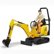 Bruder JCB Lelukaivuri ja Työmies - Muut Lelutyökoneet ja Tarvikkeet - 4001702620028 - 1