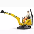 Bruder JCB Lelukaivuri ja Työmies - Muut Lelutyökoneet ja Tarvikkeet - 4001702620028 - 3