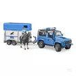 Polisbil och Hästtrailer Land Rover - Leksaksbilar och Tillbehör - U02588 - 2