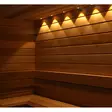 Saunavalo 1x3W Musta 3000K - Led-valaisinsarjat - 6430025685908 - 2
