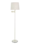 Birka Lattiavalaisin, Valkoinen/Messinki - Golvarmaturer - 7392986773638 - 1