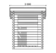 Sopkärlsskjul 1,4 m², 1000 x 1700 mm, Avfallsskjul - Övriga Gårdsbyggnader - 4100528 - 7