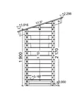 Sopkärlsskjul 1,4 m², 1000 x 1700 mm, Avfallsskjul - Övriga Gårdsbyggnader - 4100528 - 5