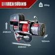 Samurai 9500 Short Drum Sähkövinssi 12V - Vinssit ja Vinssitarvikkeet - 5060423985488 - 15