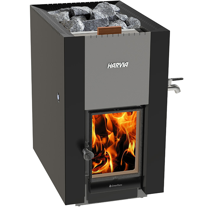 Harvia 22 GreenFlame ES Puukiuas - Puukiukaat - 6417659029988 - 1